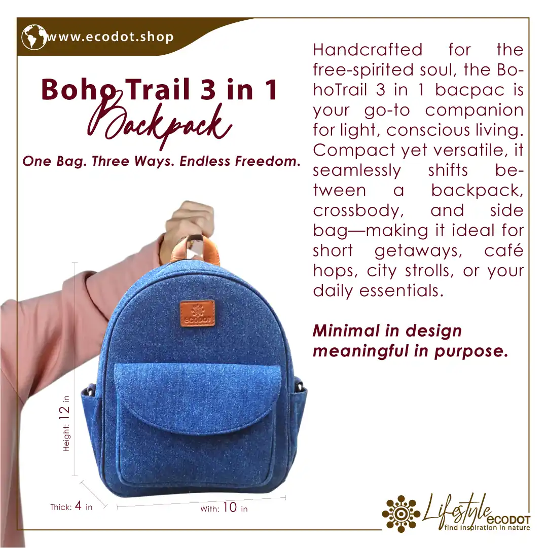 Boho Trail 3 in 1 BACKPACK - Image 5